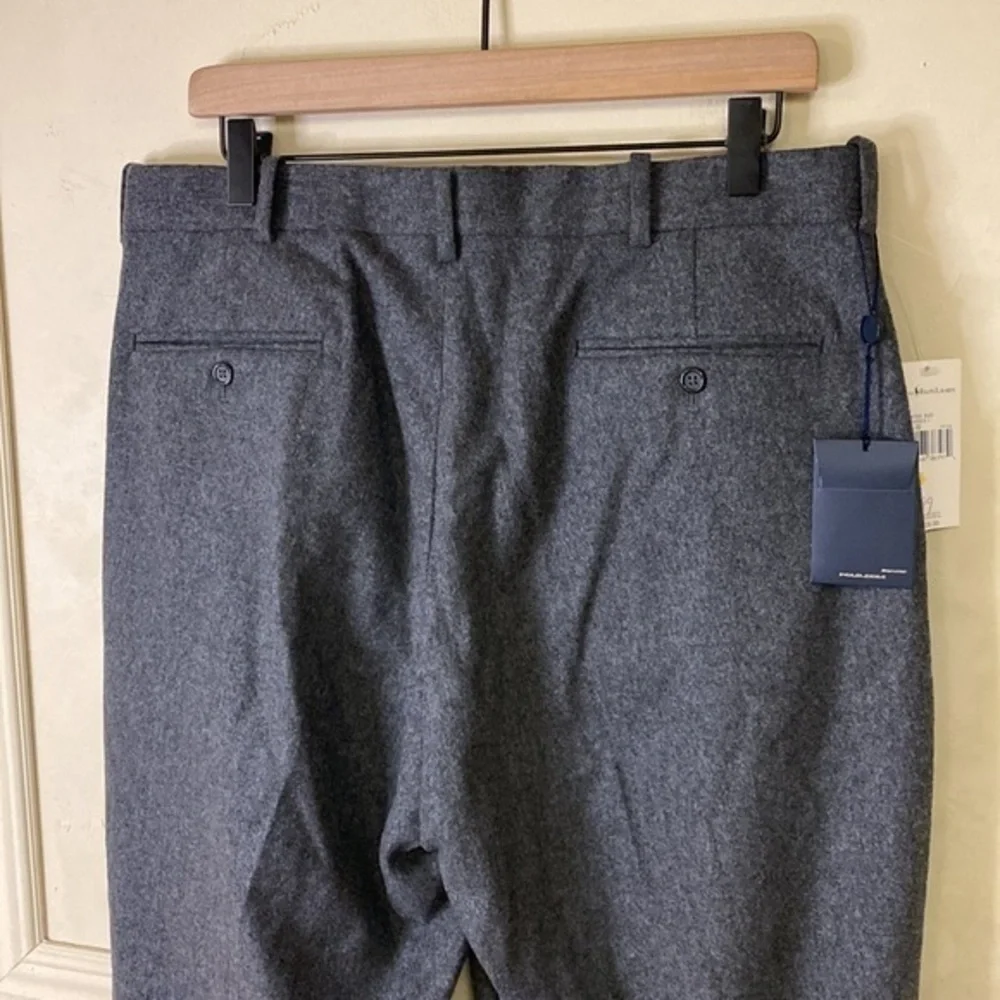 New! Polo by Ralph Lauren Gray Wool Dress Pants size 34/32